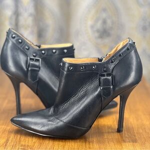 Enzo Angiolini ‘Presley’ Studded Heeled Ankle Booties - Size 8
